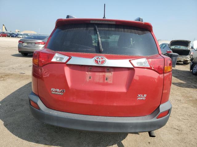 2T3RFREV1DW086404 - 2013 TOYOTA RAV4 XLE 红色 照片 6