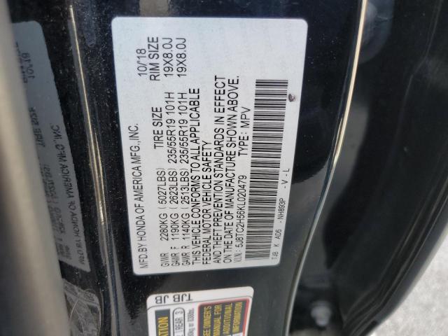5J8TC2H56KL020479 - 2019 ACURA RDX TECHNOLOGY BLACK photo 13