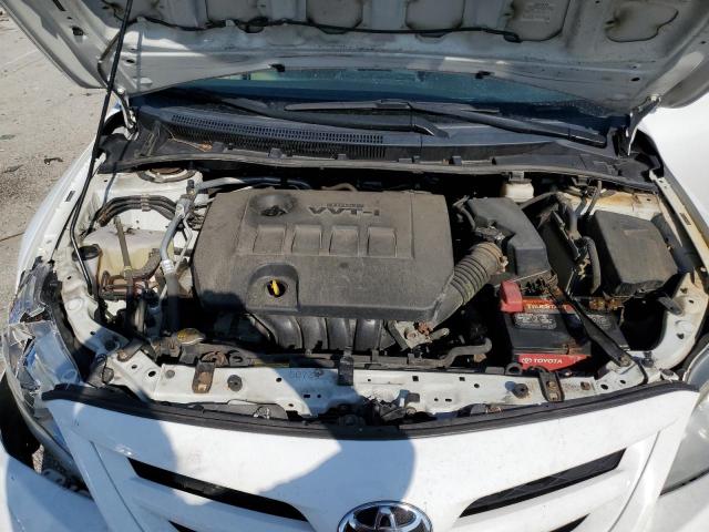 2T1BU4EE5BC566091 - 2011 TOYOTA COROLLA BASE Weiß Foto 11