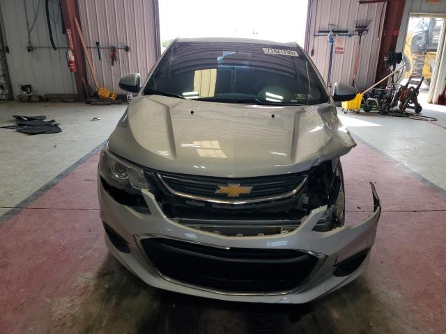1G1JD5SB8K4109878 - 2019 CHEVROLET SONIC LT SILVER photo 5