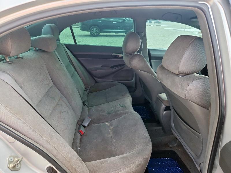 1HGFA16576L115610 - 2006 HONDA CIVIC LX SILVER photo 10
