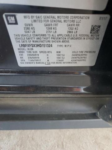 LRBFXFSX3HD151324 - 2017 BUICK ENVISION PREMIUM II Qara foto 13