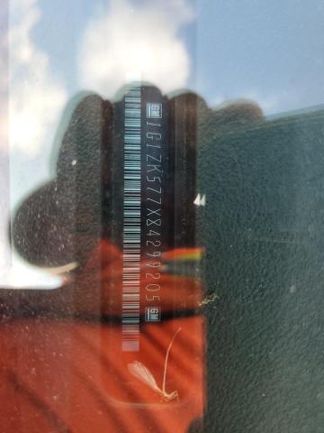 1G1ZK577X84299205 - 2008 CHEVROLET MALIBU LTZ გრაფიტი ფოტო 12