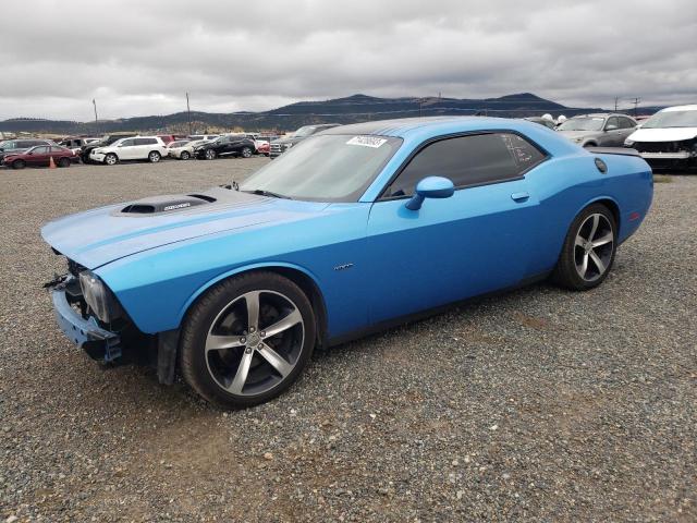 2C3CDZBT4FH869142 - 2015 DODGE CHALLENGER SXT PLUS BLUE photo 1