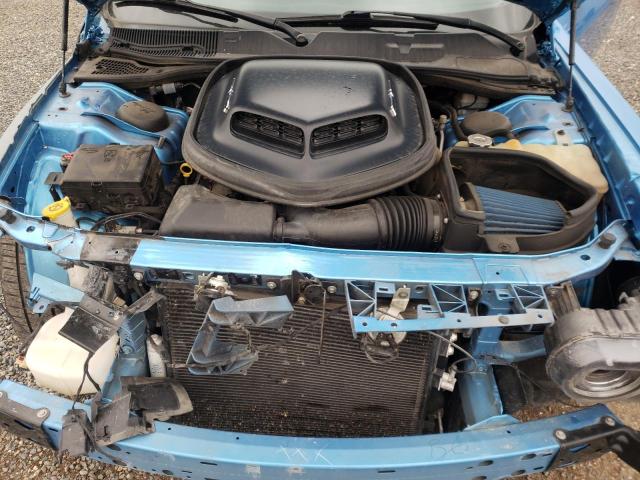 2C3CDZBT4FH869142 - 2015 DODGE CHALLENGER SXT PLUS BLUE photo 11