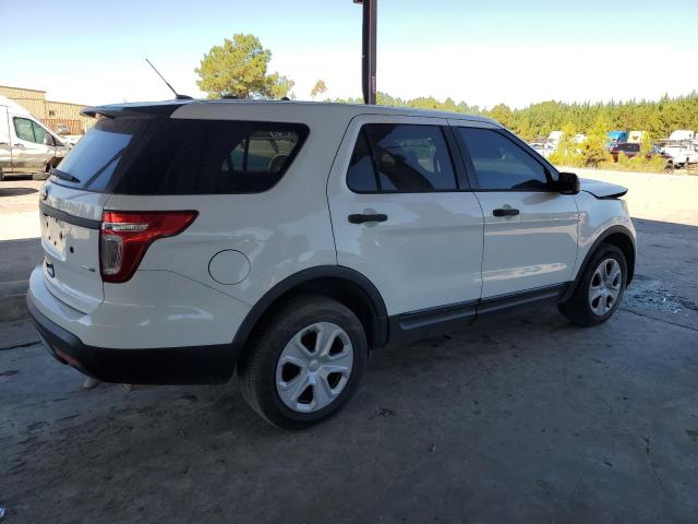 1FM5K8AR3EGA80710 - 2014 FORD EXPLORER POLICE INTERCEPTOR WHITE photo 3