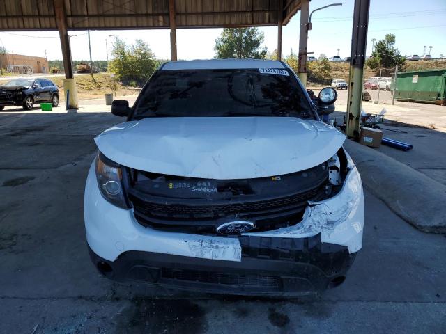 1FM5K8AR3EGA80710 - 2014 FORD EXPLORER POLICE INTERCEPTOR WHITE photo 5