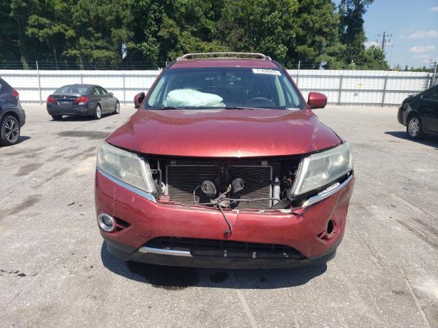 5N1AR2MN9FC633059 - 2015 NISSAN PATHFINDER S 勃艮第红 照片 5