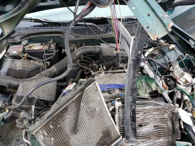 2HGEJ6611YH569955 - 2000 HONDA CIVIC BASE GREEN photo 11