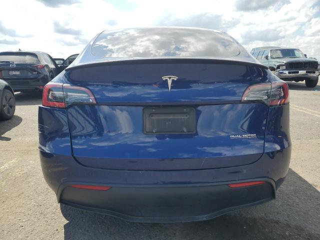 7SAYGDEF2NF519243 - 2022 TESLA MODEL Y 蓝色 照片 6