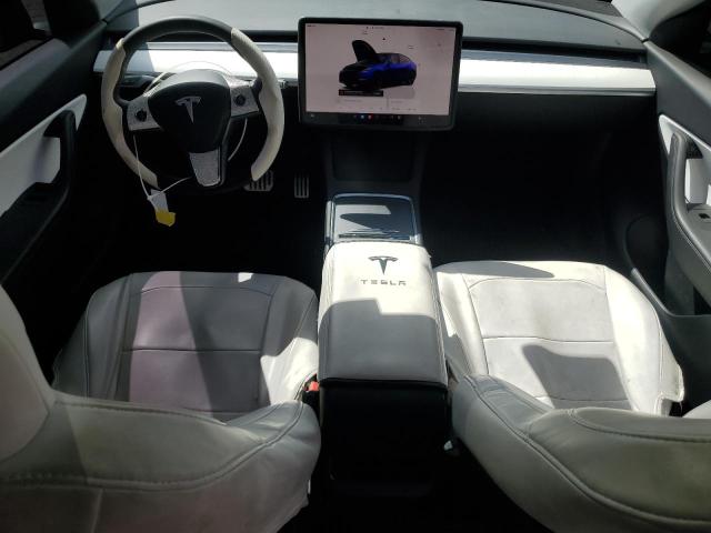 7SAYGDEF2NF519243 - 2022 TESLA MODEL Y 蓝色 照片 8