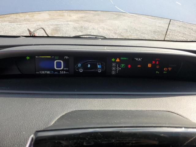 JTDKARFU1J3058588 - 2018 TOYOTA PRIUS SILVER photo 9