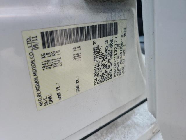 1N4AL2AP1CC152171 - 2012 NISSAN ALTIMA BASE WHITE photo 13