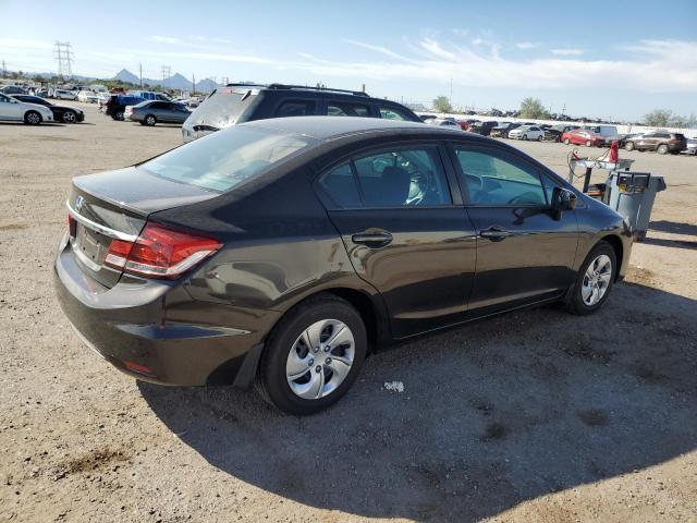 2HGFB2F59EH518566 - 2014 HONDA CIVIC LX BROWN photo 3