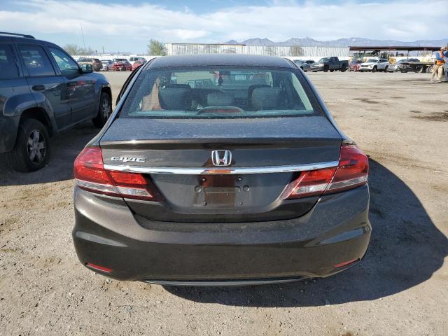 2HGFB2F59EH518566 - 2014 HONDA CIVIC LX BROWN photo 6