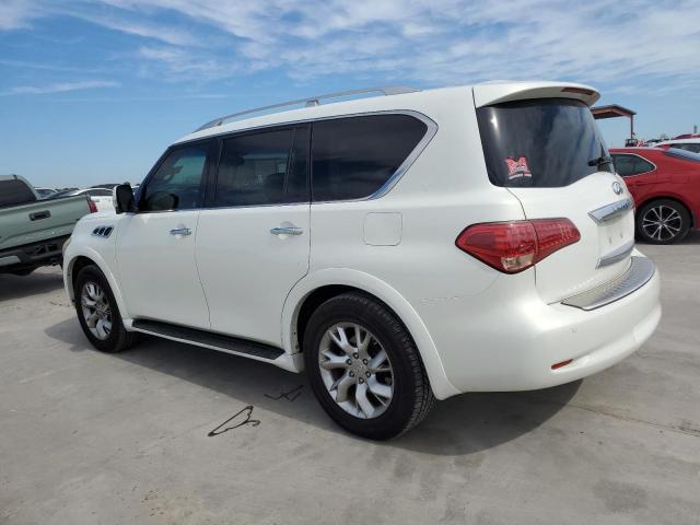 JN8AZ2NF6B9500380 - 2011 INFINITI QX56 WHITE photo 2