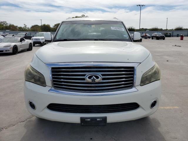 JN8AZ2NF6B9500380 - 2011 INFINITI QX56 WHITE photo 5