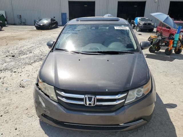5FNRL5H63FB025196 - 2015 HONDA ODYSSEY EXL GRAY photo 5