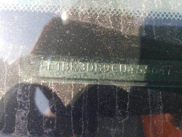 4T1BK3DB9CU455647 - 2012 TOYOTA AVALON BASE 灰色 照片 12