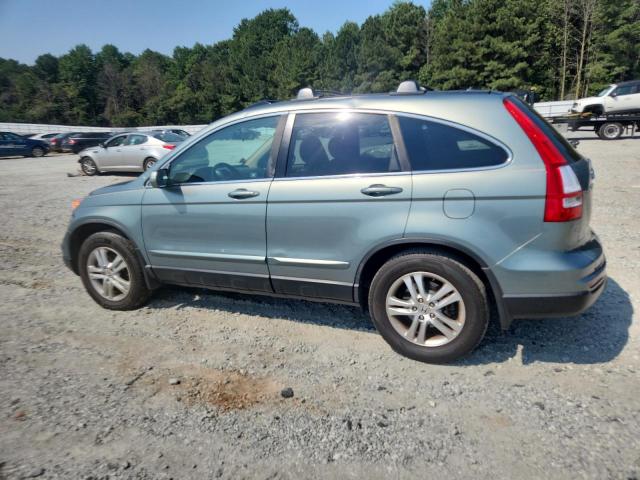 5J6RE3H75AL030648 - 2010 HONDA CR-V EXL BLUE photo 2