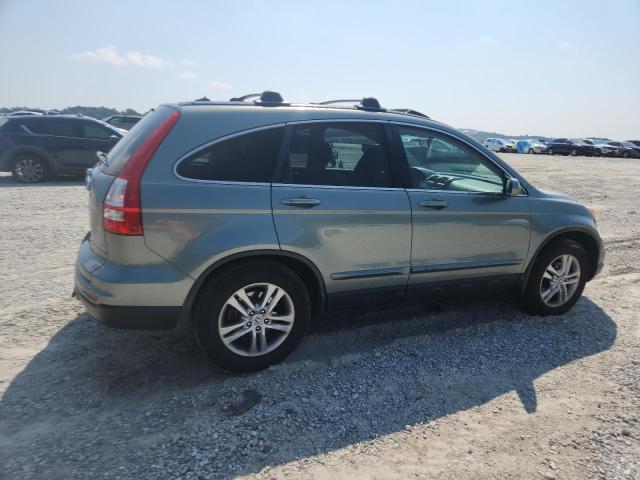 5J6RE3H75AL030648 - 2010 HONDA CR-V EXL BLUE photo 3