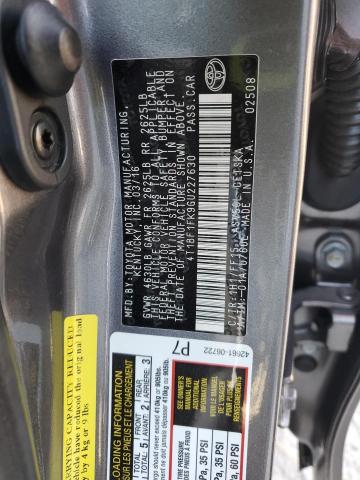 4T1BF1FK9GU227630 - 2016 TOYOTA CAMRY LE ნაცრისფერი ფოტო 13