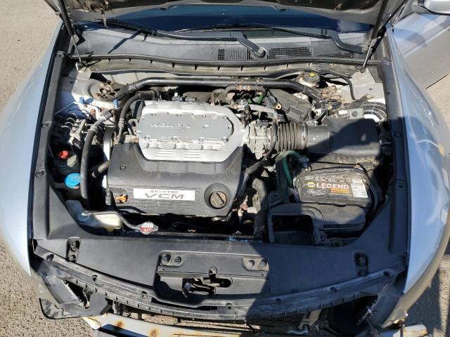 1HGCS2B8XBA003900 - 2011 HONDA ACCORD EXL ვერცხლისფერი ფოტო 11