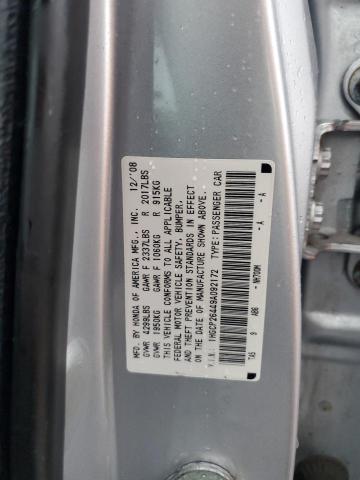 1HGCP26449A092172 - 2009 HONDA ACCORD LXP SILVER photo 13