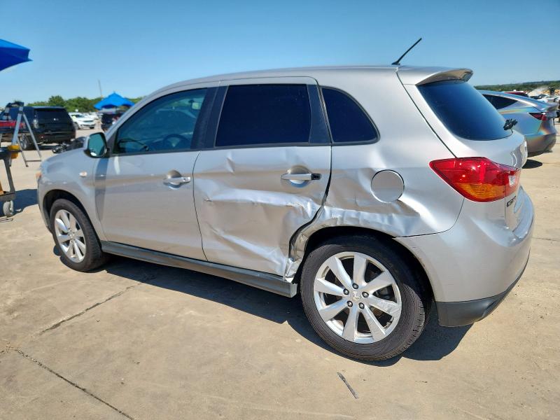 4A4AR3AU1FE038290 - 2015 MITSUBISHI OUTLANDER ES SILVER photo 2