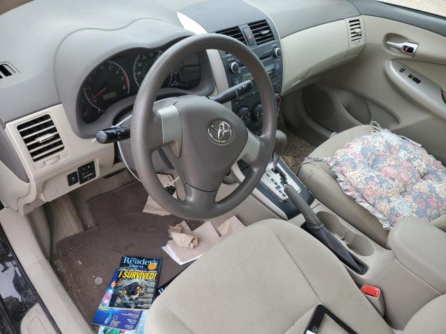 1NXBU4EE4AZ386064 - 2010 TOYOTA COROLLA BASE Noir photo 8