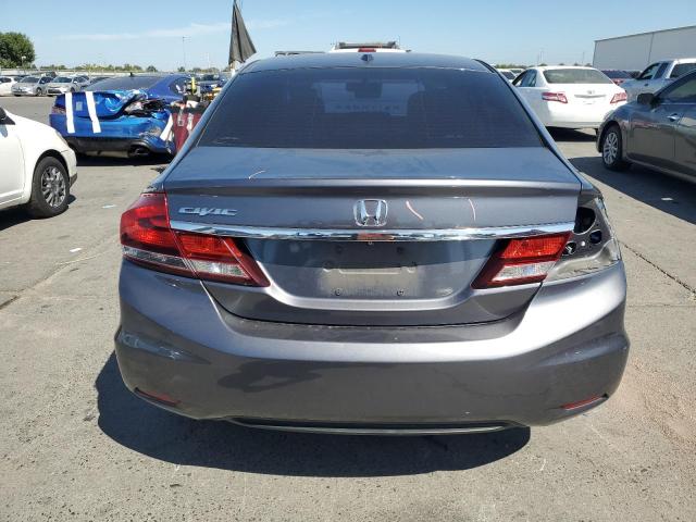 19XFB2F90EE243103 - 2014 HONDA CIVIC EXL ნაცრისფერი ფოტო 6