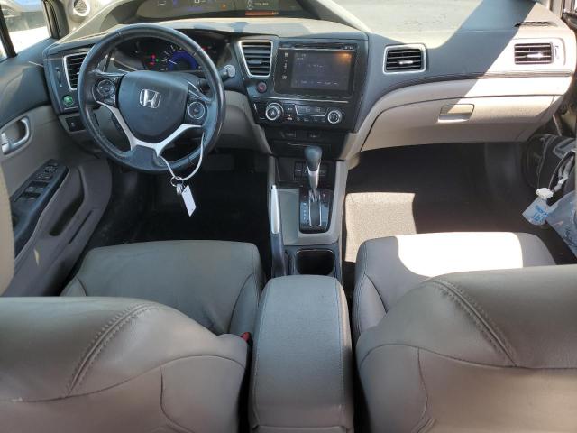 19XFB2F90EE243103 - 2014 HONDA CIVIC EXL ნაცრისფერი ფოტო 8