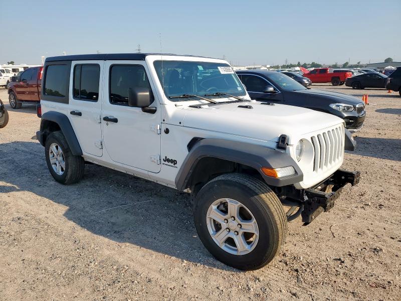 1C4HJXDG1PW520182 - 2023 JEEP WRANGLER SPORT WHITE photo 4