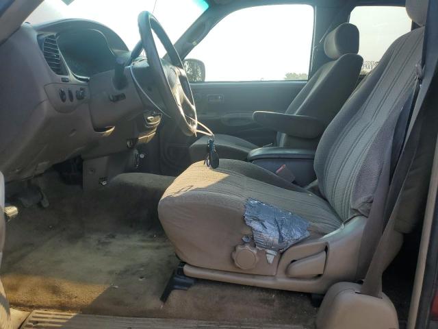 5TBBT44112S239236 - 2002 TOYOTA TUNDRA ACCESS CAB წითელი ფოტო 7