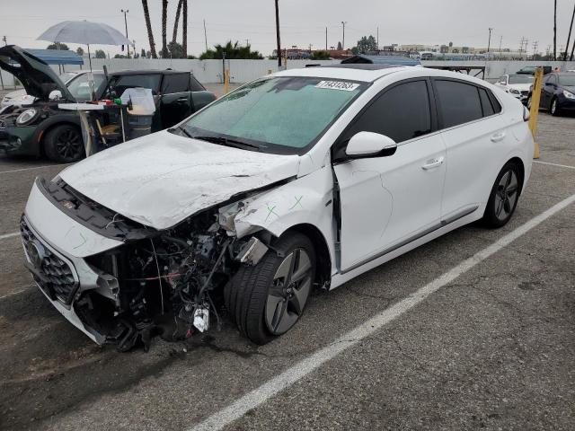 KMHC85LC4LU234174 - 2020 HYUNDAI IONIQ SEL WHITE photo 1