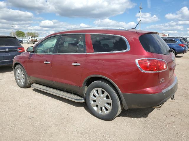 5GAKVBED7BJ349124 - 2011 BUICK ENCLAVE CXL RED photo 2