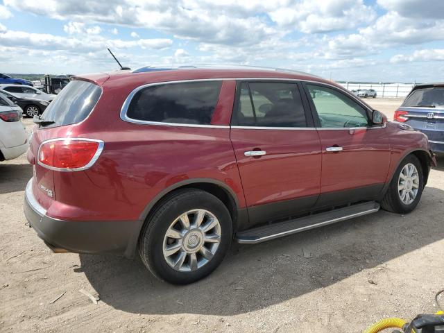 5GAKVBED7BJ349124 - 2011 BUICK ENCLAVE CXL RED photo 3