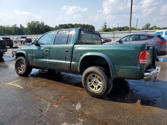 1B7HG48N12S634155 - 2002 DODGE DAKOTA QUAD SLT GREEN photo 2