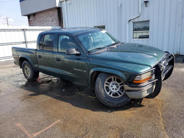 1B7HG48N12S634155 - 2002 DODGE DAKOTA QUAD SLT GREEN photo 4