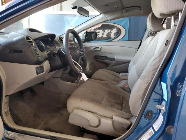 JHMZE2H53BS001265 - 2011 HONDA INSIGHT LX BLUE photo 7