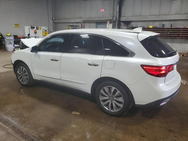 5FRYD4H49GB027116 - 2016 ACURA MDX TECHNOLOGY WHITE photo 2