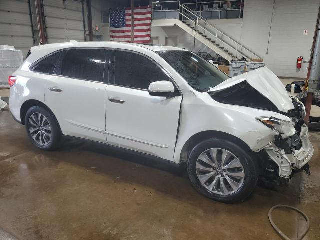 5FRYD4H49GB027116 - 2016 ACURA MDX TECHNOLOGY WHITE photo 4