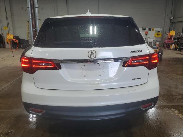 5FRYD4H49GB027116 - 2016 ACURA MDX TECHNOLOGY WHITE photo 6