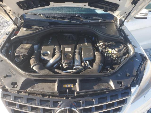 4JGDA7EB6DA224516 - 2013 MERCEDES-BENZ ML 63 AMG WHITE photo 12