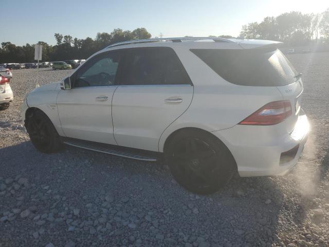 4JGDA7EB6DA224516 - 2013 MERCEDES-BENZ ML 63 AMG WHITE photo 2
