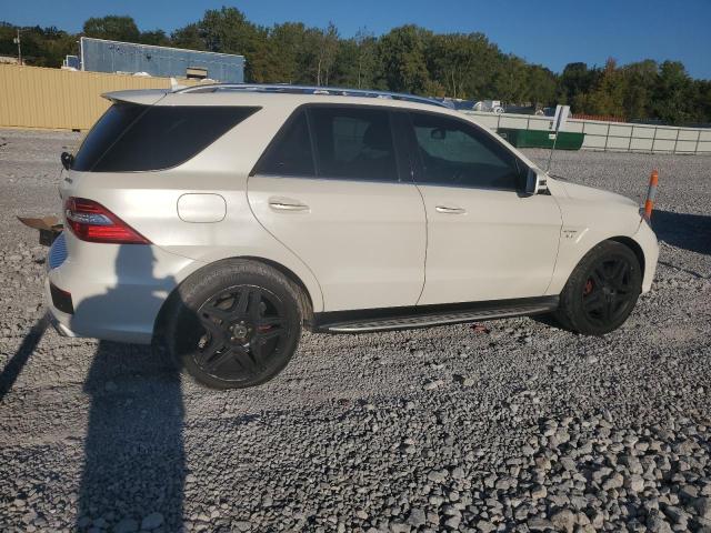 4JGDA7EB6DA224516 - 2013 MERCEDES-BENZ ML 63 AMG WHITE photo 3