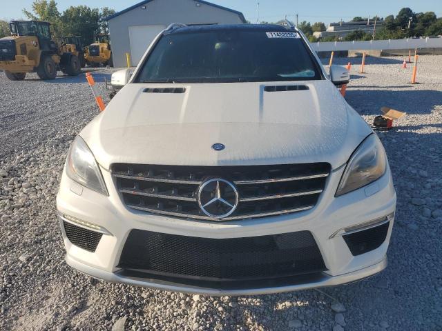4JGDA7EB6DA224516 - 2013 MERCEDES-BENZ ML 63 AMG WHITE photo 5