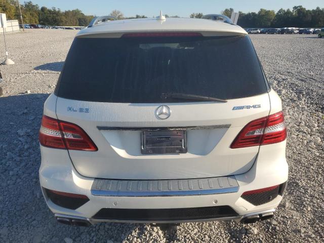 4JGDA7EB6DA224516 - 2013 MERCEDES-BENZ ML 63 AMG WHITE photo 6