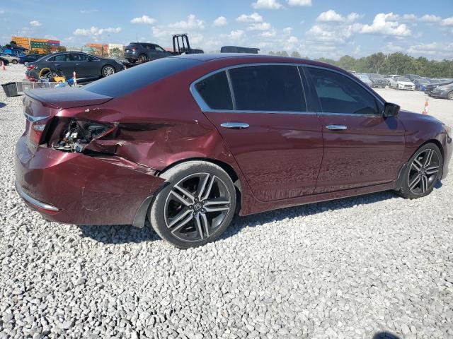 1HGCR2F55GA040923 - 2016 HONDA ACCORD SPORT ბურგუნდია ფოტო 3