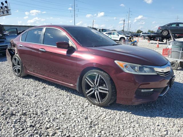 1HGCR2F55GA040923 - 2016 HONDA ACCORD SPORT ბურგუნდია ფოტო 4